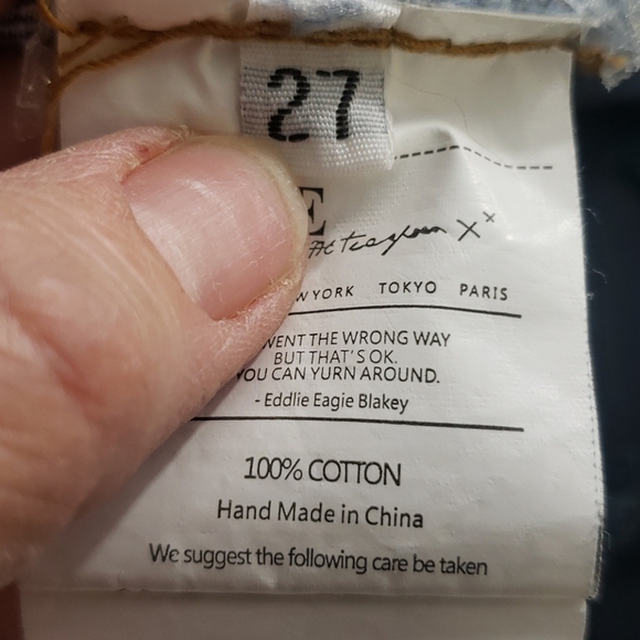 One Teaspoon Bandits Relaxed Fit Distressed Shorts - Picture 5 of 6